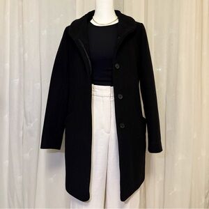 Aritzia Wilfred Cocoon Coat- Wool-Cashmere Blend